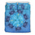 Hawaii Turtle Hibiscus Blue Bedding Set Blue - Polynesian Pride