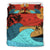 Hawaii Polynesian Sun Down Bedding Set Blue - Polynesian Pride