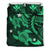 Hawaii Bedding Set - Hawaii Polynesian Turtle Hibiscus Bedding Set - Green Green - Polynesian Pride