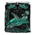 Turtle Polynesian Bedding Set Mix Hibiscus Turquoise - Polynesian Pride