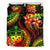 Polynesian Bedding Set - Samoa Duvet Cover Set - Reggae Plumeria - Polynesian Pride