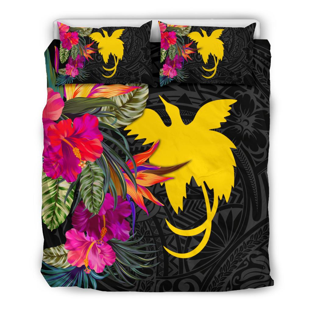 Papua New Guinea Bedding Set - Hibiscus Polynesian Pattern - Polynesian Pride