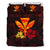 Polynesian Kanaka Maoli Flower Bedding Set Red - Polynesian Pride