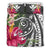 Hawaii Polynesian Turtle Tropical Hibiscus Plumeria Bedding Set - Gray Gray - Polynesian Pride