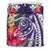 Hawaii Polynesian Turtle Tropical Hibiscus Plumeria Bedding Set - Purple Purple - Polynesian Pride