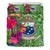 Samoa Bedding Set - Hibiscus Polynesian Pattern Green Version - Polynesian Pride