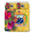 Samoa Bedding Set - Hibiscus Polynesian Pattern Yellow Version - Polynesian Pride