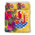 Tahiti Bedding Set - Hibiscus Polynesian Pattern Yellow Version - Polynesian Pride