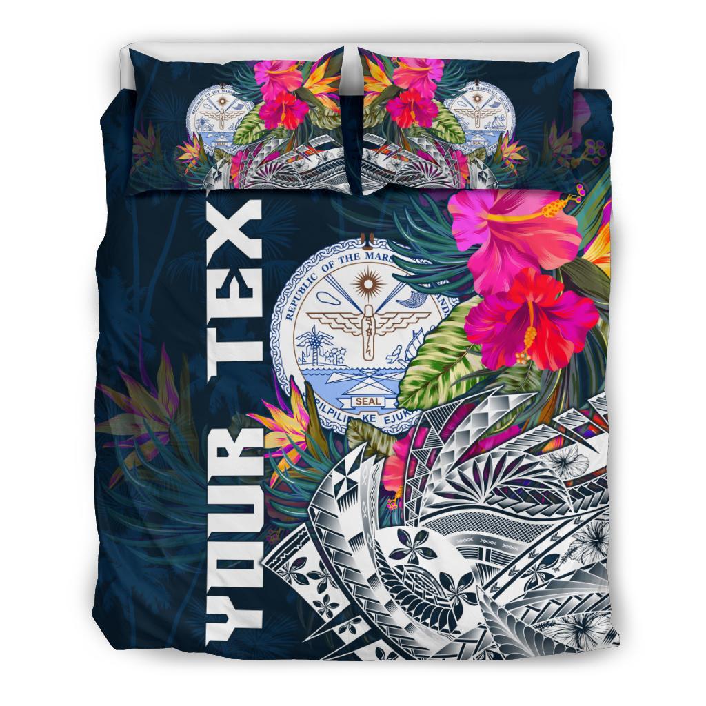 Marshall Island Custom Personalised Bedding Set - Summer Vibes - Polynesian Pride