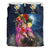 Hawaii Kanaka Colorful Hula Girl Bedding Set - Dinh Style Blue - Polynesian Pride