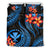 Polynesian Bedding Set - Hawaii Duvet Cover Set - Blue Plumeria - Polynesian Pride