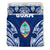 Polynesian Bedding Set - Guam Duvet Cover Set - Pattern With Seal Blue Version - Polynesian Pride