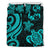 Tonga Polynesian Bedding Set - Turquoise Tentacle Turtle - Polynesian Pride