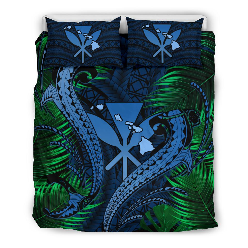 Hawaii Shark Polynesian Tropical Bedding Set - Pastel Pastel - Polynesian Pride