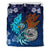 American Samoa Polynesian Bedding Set - Blue Polynesian Eagle - Polynesian Pride