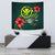 Hawaii Polynesian Tapestry - Green Turtle Hibiscus One Style Small 60" x 51" Green - Polynesian Pride