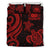 Samoa Polynesian Bedding Set - Red Tentacle Turtle - Polynesian Pride