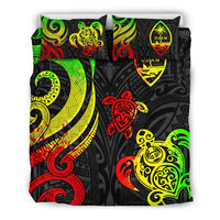 Guam Polynesian Bedding Set - Reggae Tentacle Turtle - Polynesian Pride