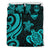 Guam Polynesian Bedding Set - Turquoise Tentacle Turtle - Polynesian Pride