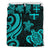 Fiji Polynesian Bedding Set - Turquoise Tentacle Turtle - Polynesian Pride