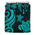 Kosrae Micronesian Bedding Set - Turquoise Tentacle Turtle - Polynesian Pride