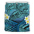 Hawaii Kakau Polynesian Plumeria Turtle Bedding Set - Toon Style Blue - Polynesian Pride