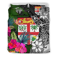Fiji Bedding Set - Turtle Plumeria Banana Leaf - Polynesian Pride