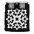 Hawaiian Bedding Set Royal Pattern - Black And White - A1 Style White - Polynesian Pride