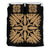 Hawaiian Bedding Set Royal Pattern - Black And Gold - A3 Style Gold - Polynesian Pride