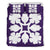 Hawaiian Bedding Set Royal Pattern - Purple - C1 Style Purple - Polynesian Pride