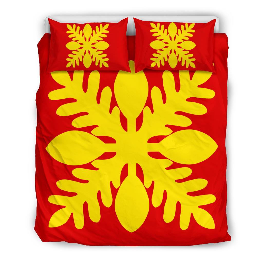 Hawaiian Royal Pattern Bedding Set - Royal - D1 Style Royal - Polynesian Pride