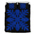 Hawaiian Royal Pattern Bedding Set - Black And Blue - D1 Style Blue - Polynesian Pride