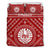 Tahiti Bedding Set - Tahiti Seal In Polynesian Tattoo Style (Red) - Polynesian Pride