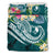 YAP Polynesian Bedding Set - Summer Plumeria (Turquoise) - Polynesian Pride