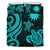 Nauru Bedding Set - Turquoise Tentacle Turtle - Polynesian Pride