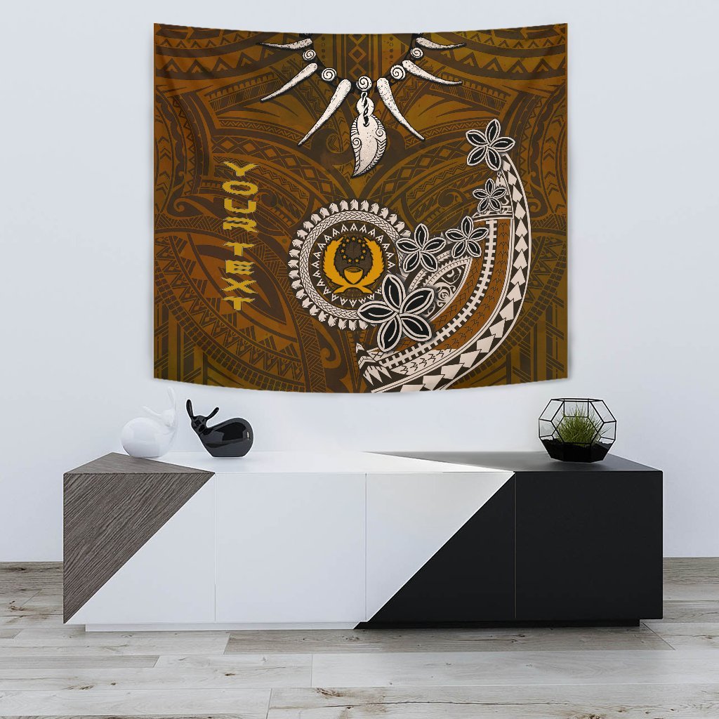 Pohnpei Custom Personalised Tapestries - Polynesian Boar Tusk - Polynesian Pride