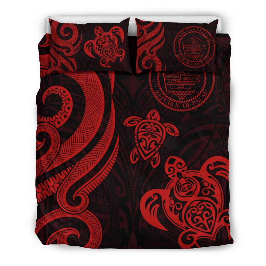Palau Bedding Set - Red Tentacle Turtle - Polynesian Pride