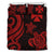 Wallis and Futuna Bedding Set - Red Tentacle Turtle - Polynesian Pride