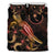 Chuuk Polynesian Bedding Set - Turtle With Blooming Hibiscus Gold - Polynesian Pride