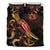 Hawaii Polynesian Bedding Set - Turtle With Blooming Hibiscus Gold - Polynesian Pride