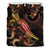 Yap Polynesian Bedding Set - Turtle With Blooming Hibiscus Gold - Polynesian Pride