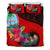 Guam Bedding Set - Polynesian Hook And Hibiscus (Red) - Polynesian Pride