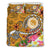 FSM Bedding Set - Turtle Plumeria (Gold) - Polynesian Pride