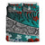 New Caledonia Bedding Set - Lizard And Turtle Green - Polynesian Pride