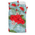 Hawaii Duvet Cover Set - Red Hibiscus Plumeria Palm - Polynesian Pride