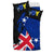 Cook Islands Special Grunge Flag Bedding Set - Polynesian Pride