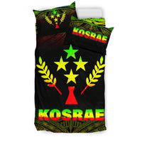 Kosrae Duvet Cover Set - Reggae Fog Style - Polynesian Pride