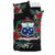 Samoa Duvet Cover Set - Samoa Coat Of Arms Hibiscus - Polynesian Pride