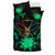 Kanaka Maoli Green Hibiscus Rising Bedding Set - Polynesian Pride