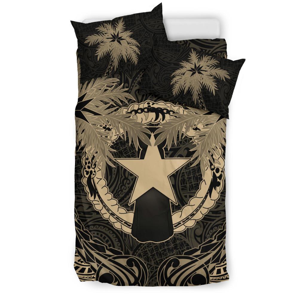 Northern Mariana Islands Duvet Cover Set - Northern Mariana Islands Flag Coconut (Duvet Cover) - Polynesian Pride